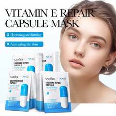 Sadoer Vitamin E Soothing Repair Capsule Facial Sheet Mask Sadoer