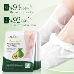 Sadoer Avocado Nicotinamide Moisturizing Foot Mask 35g Sadoer