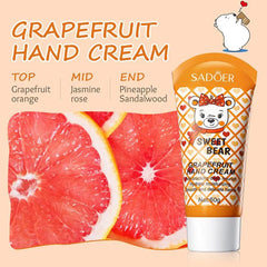Sadoer Sweet Bear Grape Fruit Hand Cream 60g Sadoer