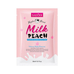 Sadoer Hydrating and Moisturising Hydro Boost Milk Peach Sheet Mask - 30g Sadoer