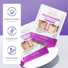 Sadoer Nicotinamide Whitening Freckle Moisturizing Facial Sheet Mask - 25g Sadoer