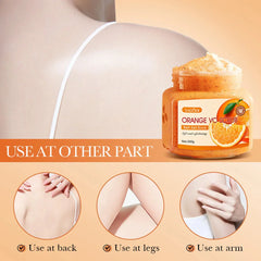 Sadoer Orange VC Scrub Soft And Exfoliating Bath Salt Scrub - 350g Sadoer