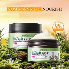 Sadoer Rosemary Mint Strengthens Repair Hair Mask - 250g Sadoer