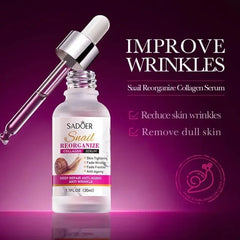 Sadoer Snail Reorganize Collagen Face Serum -30ml Sadoer