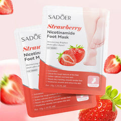 Sadoer Strawberry Nicotinamide Moisturizing Foot Mask - 35g Sadoer