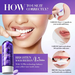 Sadoer V34 Remove Yellow Teeth stains Whitening Toothpaste Tablet - 30 tablets Sadoer