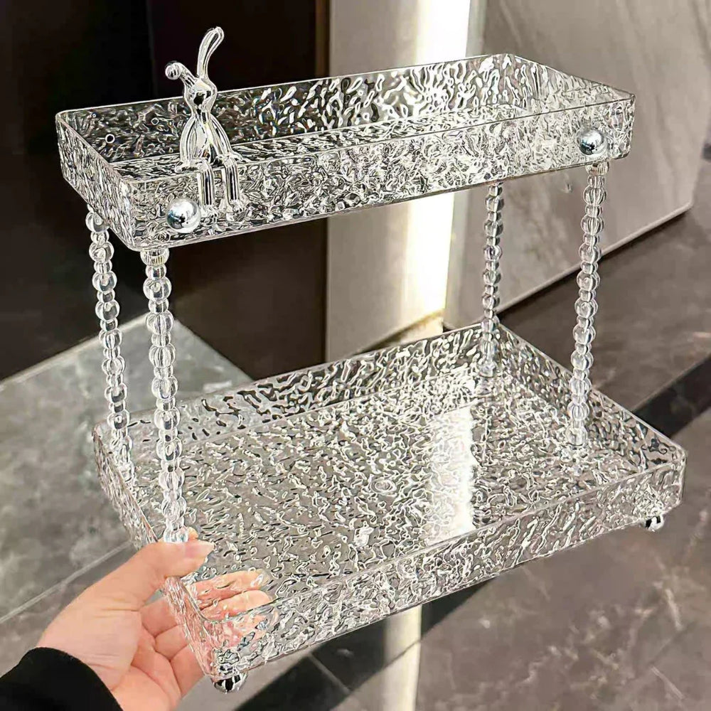 Acrylic 2 Layer Counter Organizer Cosmia