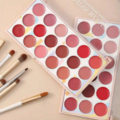 Miss Rose Lip Palette - 18 Colors Miss Rose