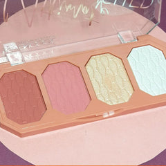 Seven Cool 2 in 1 Blusher + Highlighter palette Seven Cool