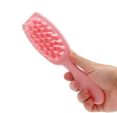 Silicone Shampoo Scalp Massager Brush, Long Handle, Soft & Comfortable Brush Cosmia