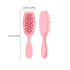 Silicone Shampoo Scalp Massager Brush, Long Handle, Soft & Comfortable Brush Cosmia