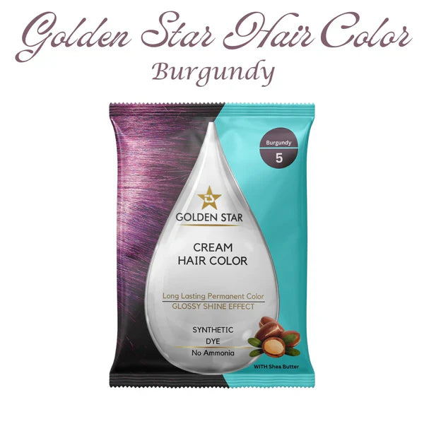 Golden Star Hair Color Burgundy 20g Golden Star