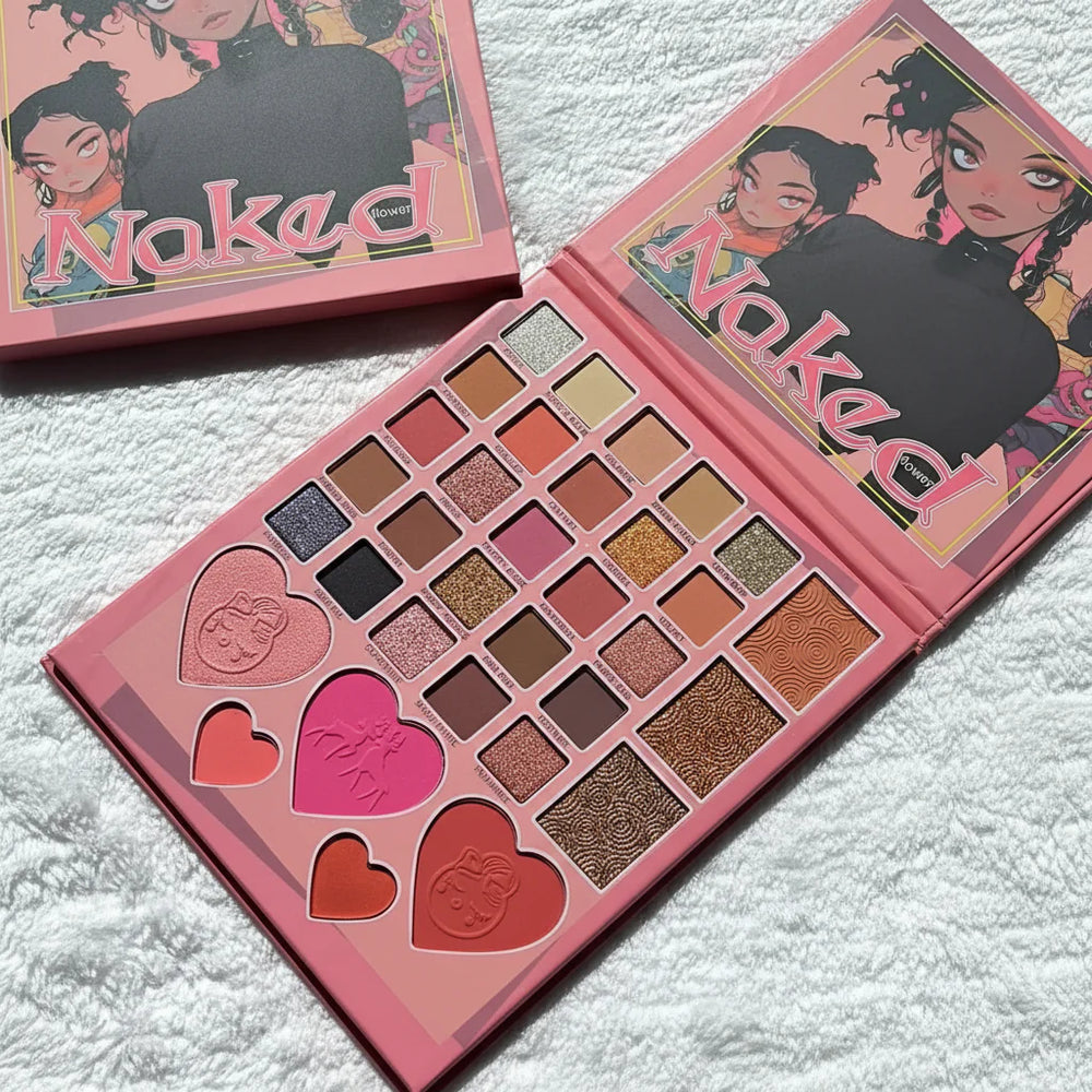 Naked 3in1 Palette - Eyeshadow + Blush + Highlighter Naked
