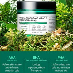Some By Mi - AHA BHA PHA 30 Days Miracle Truecica Clear Pad 70 pcs Some By Mi