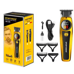 Sportsman SM-728 Professional Hair Clippers LED Display Sports Man
