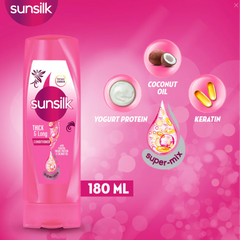 Sunsilk Conditioner Thick & Long - 180ml Sunsilk