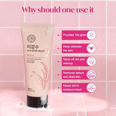 THE FACE SHOP - Rice Water Bright Foaming Cleanser 150ml THE FACE SHOP