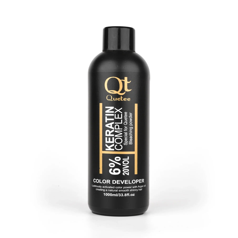 Quetee Beauty Keratin Complex Bottle Bleaching Powder (20VOL) 1000ml Quetee