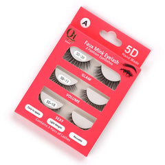 Quetee Beauty Faux Mink Eyelash-Pack One Quetee