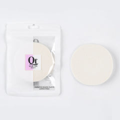 Quetee Beauty Round Shape Makeup Puffs in White Color Quetee