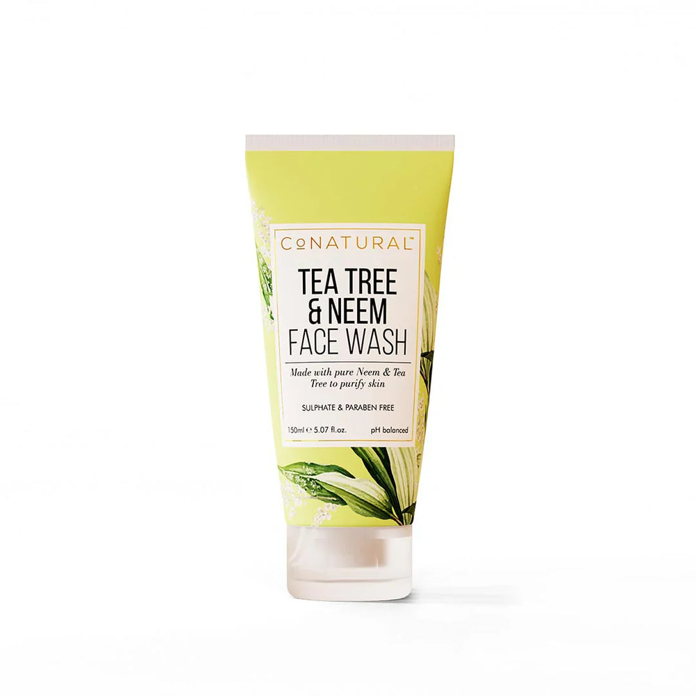 CoNatural Tea Tree & Neem Facewash - 150ml Co-Natural