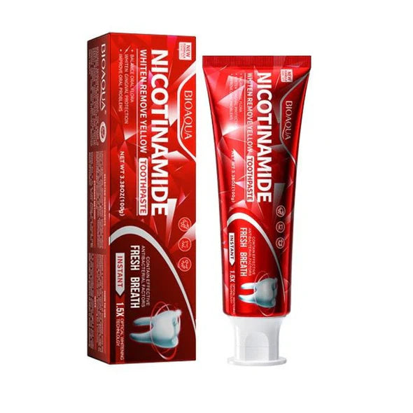Bioaqua Baking Soda Nicotinamide Relive Protect Gums Toothpaste 100g Bioaqua