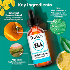 TruSkin HA Hyaluronic Acid Facial Serum – 30ml TruSkin