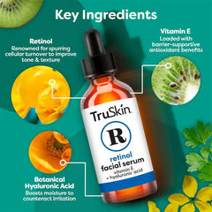TruSkin Retinol Facial Serum For Wrinkles & Fine Lines – 30ml TruSkin