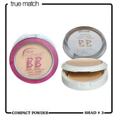 True Match BB Compact Powder Long Lasting Waterproof - Shade 3 True match