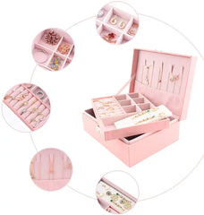 PU Leather Jewellery Box with Lock Cosmia