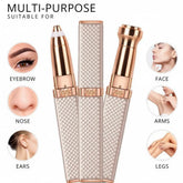 USB Rechargeable 2-in-1 Flawless Facial & Eyebrow Hair Remover Cosmia.pk