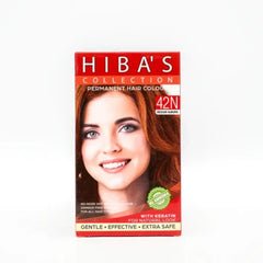 Hibas Collection Hair Color 42N Medium Auburn (60-ml) Hiba's Collection