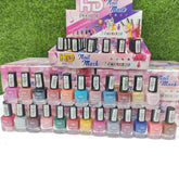 24 Pcs HD Peel off Nail Polish Box HD