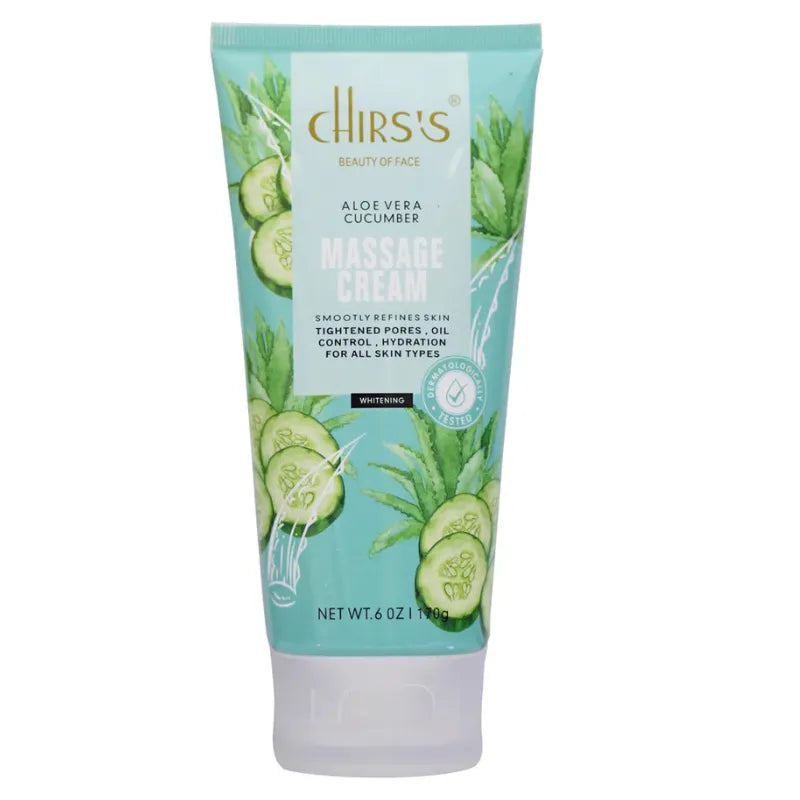 Chris's Massage Cream: Aloe Vera & Cucumber 170g Chirs's