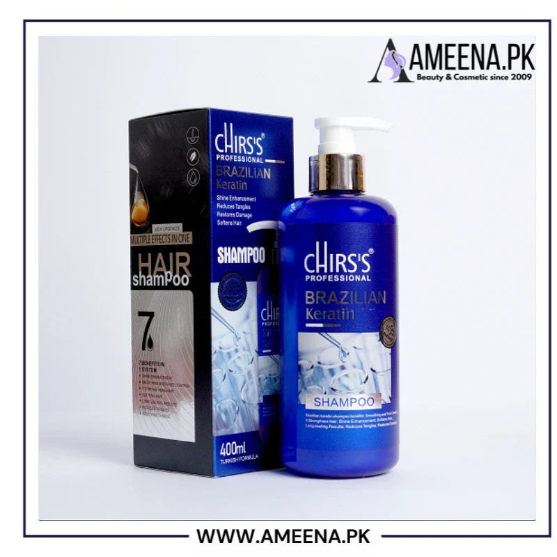 Chirs's Professional Brazelian Keratin Shampoo - 400ml Chirs's