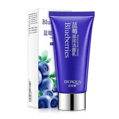 BIOAQUA Blueberry Wonder Skin Nutritional Cleansing Moisturizing Cleanser - 100g bioaqua