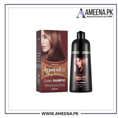 Mokeru Argan Oil Color Hair Dye Shampoo 500ml Argan Oil