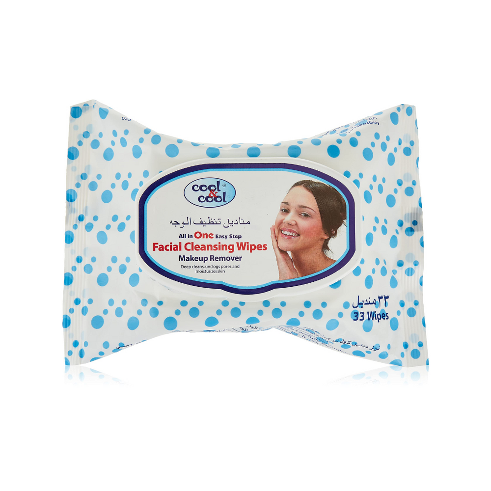 Cool & Cool Makeup Remover Wipes (33 Pieces) Cool & Cool