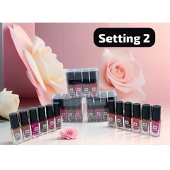Miss Rose Nail Polish Peel Off – 12 Pcs Set Miss Rose