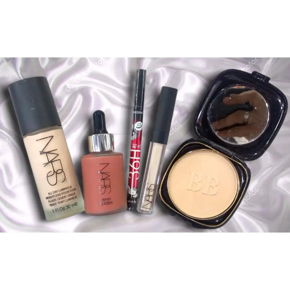Luxe Glow Makeup Deal – 5-Piece Premium Perfection Set Cosmia.pk