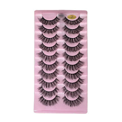 10 Pairs Mink Lashes Cosmia.pk