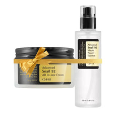 Advanced Snail Bundle : Advanced Snail 96 Mucin Power Essence 100ml + Advanced Snail 92 All in one Cream - 100g Cosrx