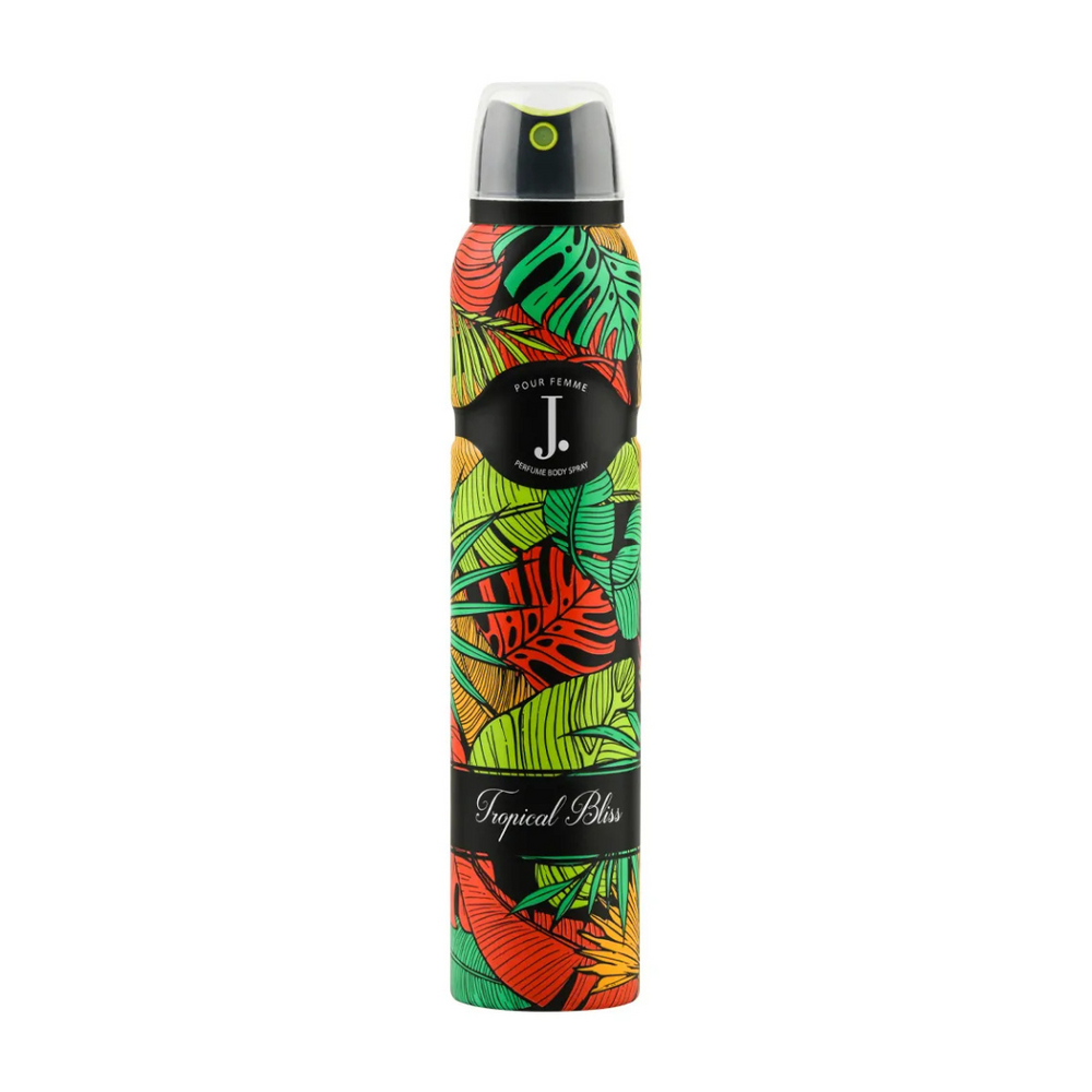 J. Tropical Bliss Femme Perfume Body Spray 200ml JUNAID JAMSHED