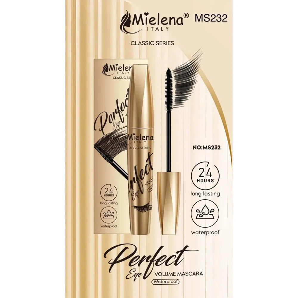 Mielena Perfect Eye Volume Mascara – Dramatic Lift & Intense Black Finish Mielena