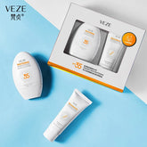 VEZE Pack Of 2 SPF35 Glowing Sunscreen Kit - 45ml+40g Veze