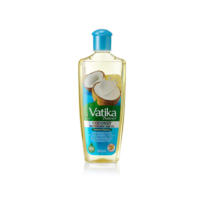Vatika Naturals Multivitamin Enriched Coconut Hair Oil 200ml Imported Vatika
