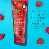 Vibrant Beauty Strawberry 3in1 Scrub-Mask-Wash (200ml) Vibrant Beauty