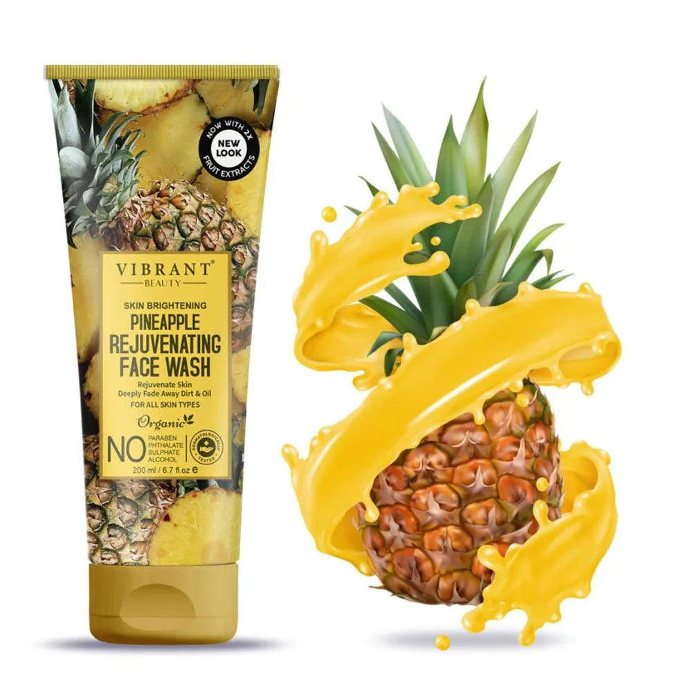Vibrant Beauty Pineapple Refreshing Face Wash 100ml Vibrant Beauty