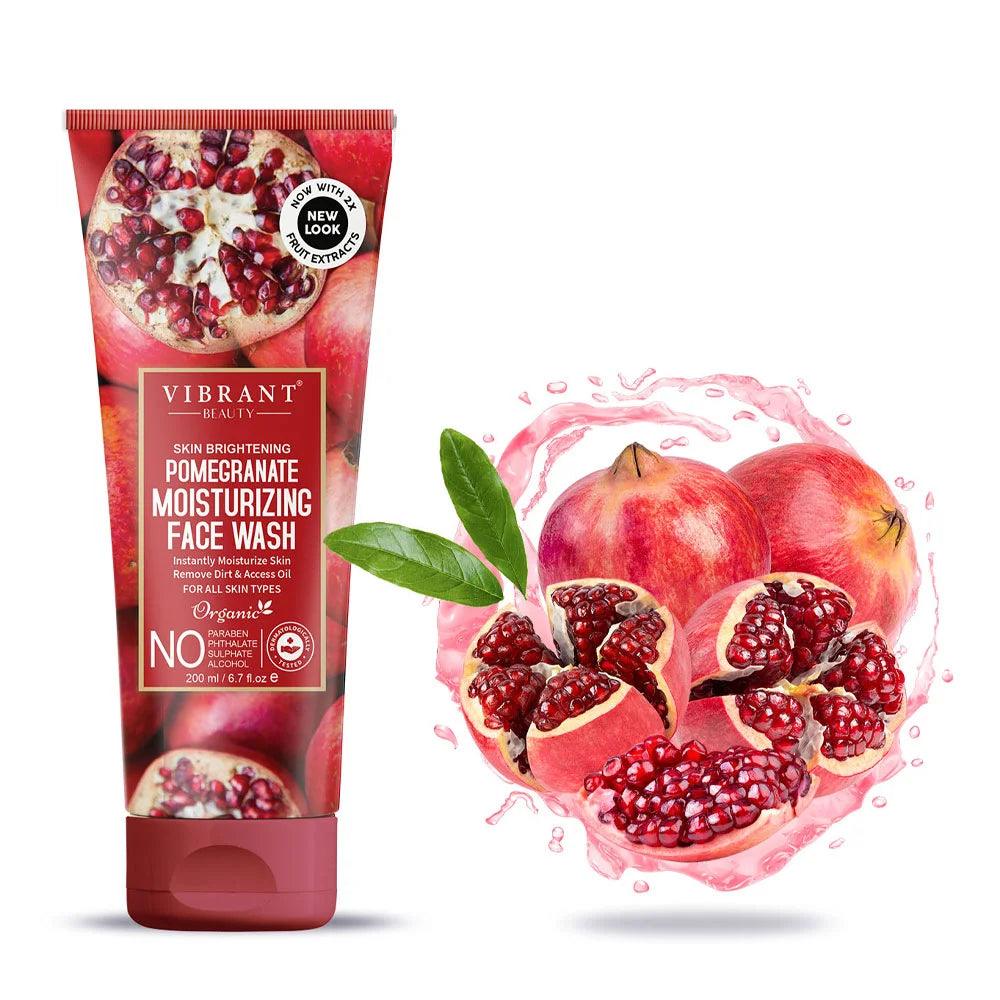 Vibrant Beauty Pomegranate Moisturizing Face Wash - 100ml Vibrant Beauty