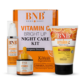 BNB Vitamin C Night Bliss Trio (Vitamin C Facewash 120ml+ Vitamin C Night Cream 50ml+ Vitamin C Serum 30ml) BnB